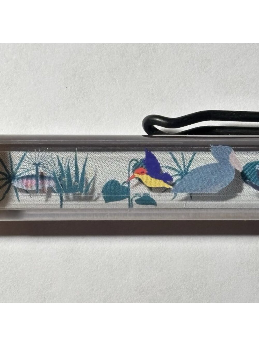 Nature Wetlands Floaty Pen Water Colorful Bird Fish Pelicans Plants Novelty Gift